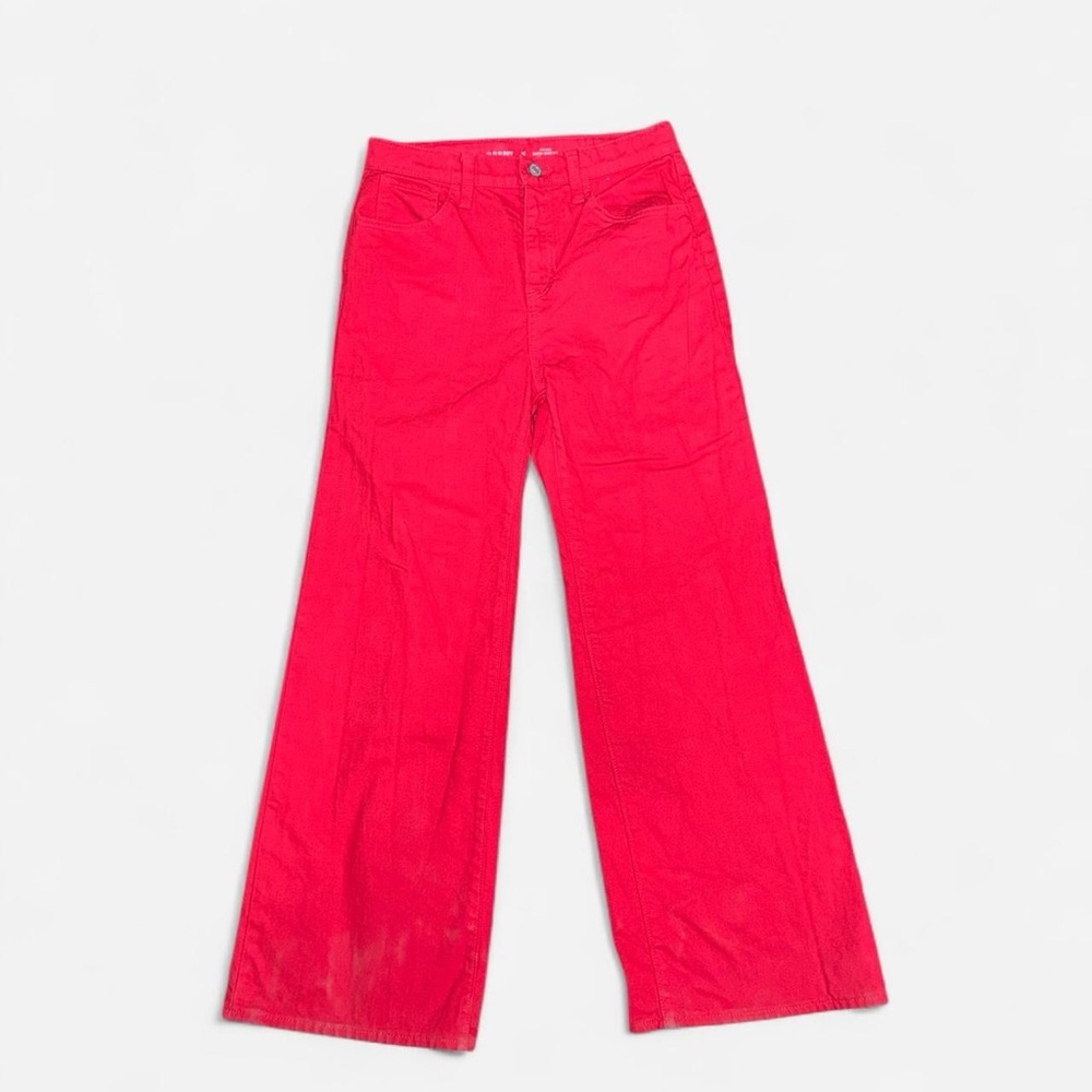 Old Navy Hot Pink High-Rise Baggy Wide-Leg Pants